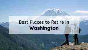 Hikers overlooking a forested mountain landscape in the Pacific Northwest, representing the best places to retire in Washington state, with scenic outdoor living that All Ready Moving helps retirees relocate to with ease.